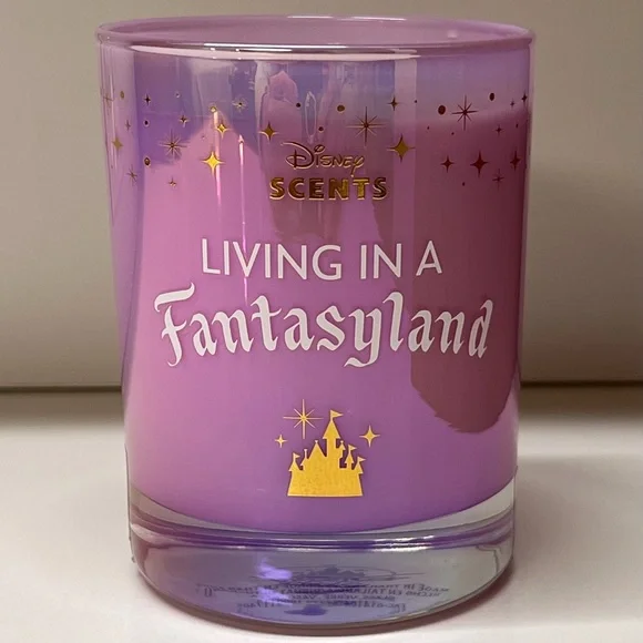 NEW FROM THE DISNEY PARKS HOME COLLECTION LIVING IN A FANTASYLAND 10oz CANDLE 🕯️ - Picture 7 of 8